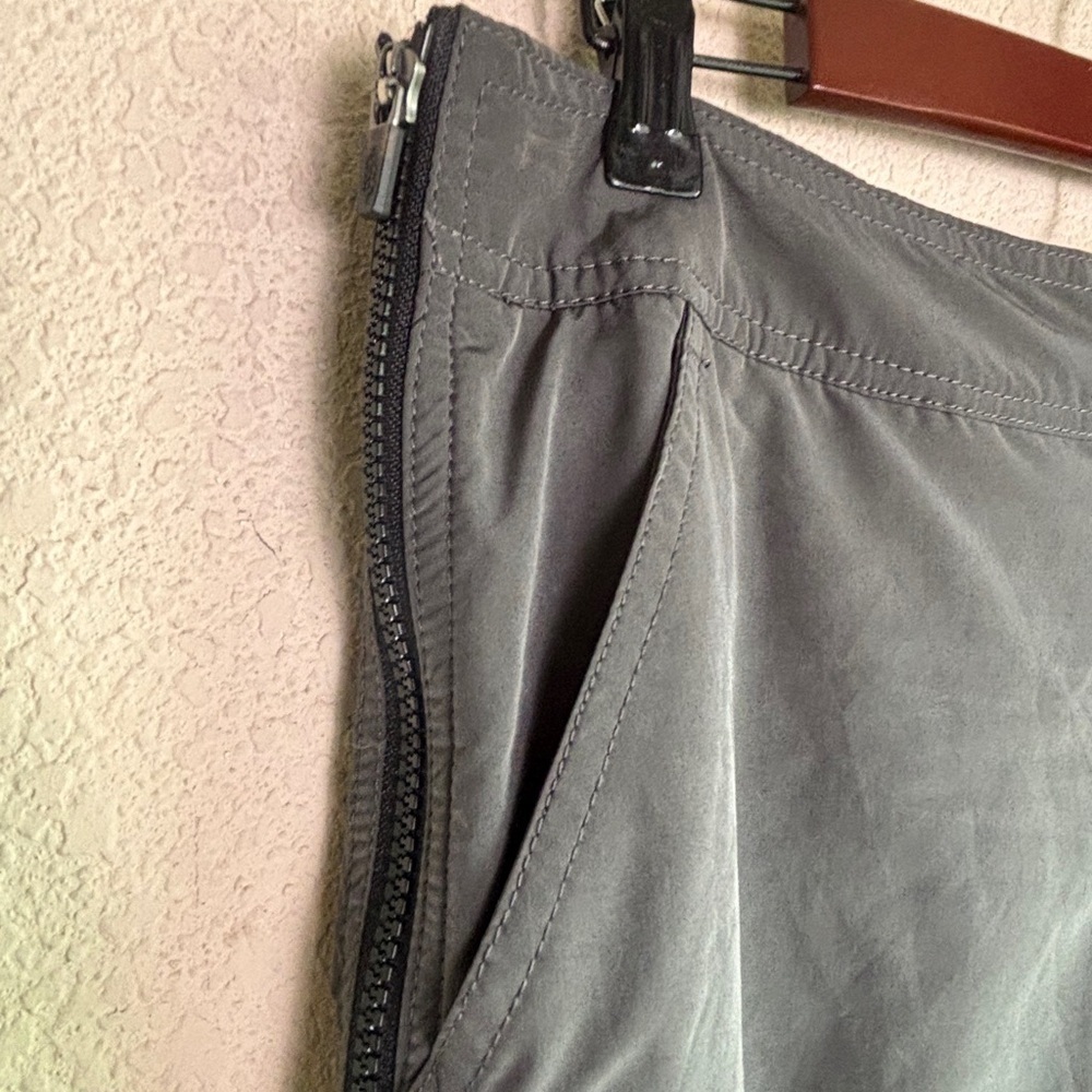 Free People Movement Nova Gray Lined Zip Up Wide Leg High Rise Athletic … - Picture 7 of 13